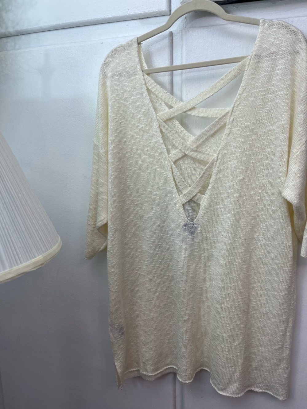 Knit soft tunic L -XL